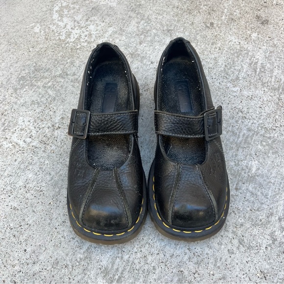 Vintage Y2k Dr Marten Mary Janes with Flowers - Picture 4 of 7